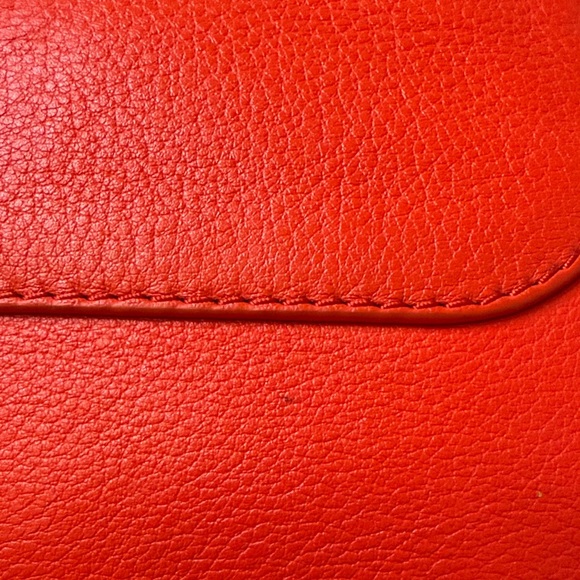 Tory Burch Vibrant Red Marion Flap Shoulder Bag - Picture 11 of 16